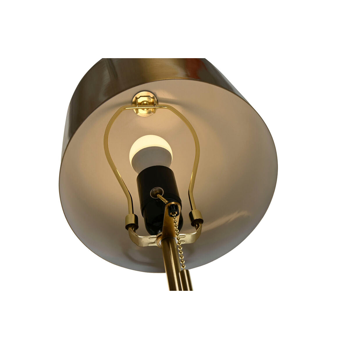 Bordslampa Home Esprit Gyllene Metall 50 W 220 V 18 X 18 X 44 Cm