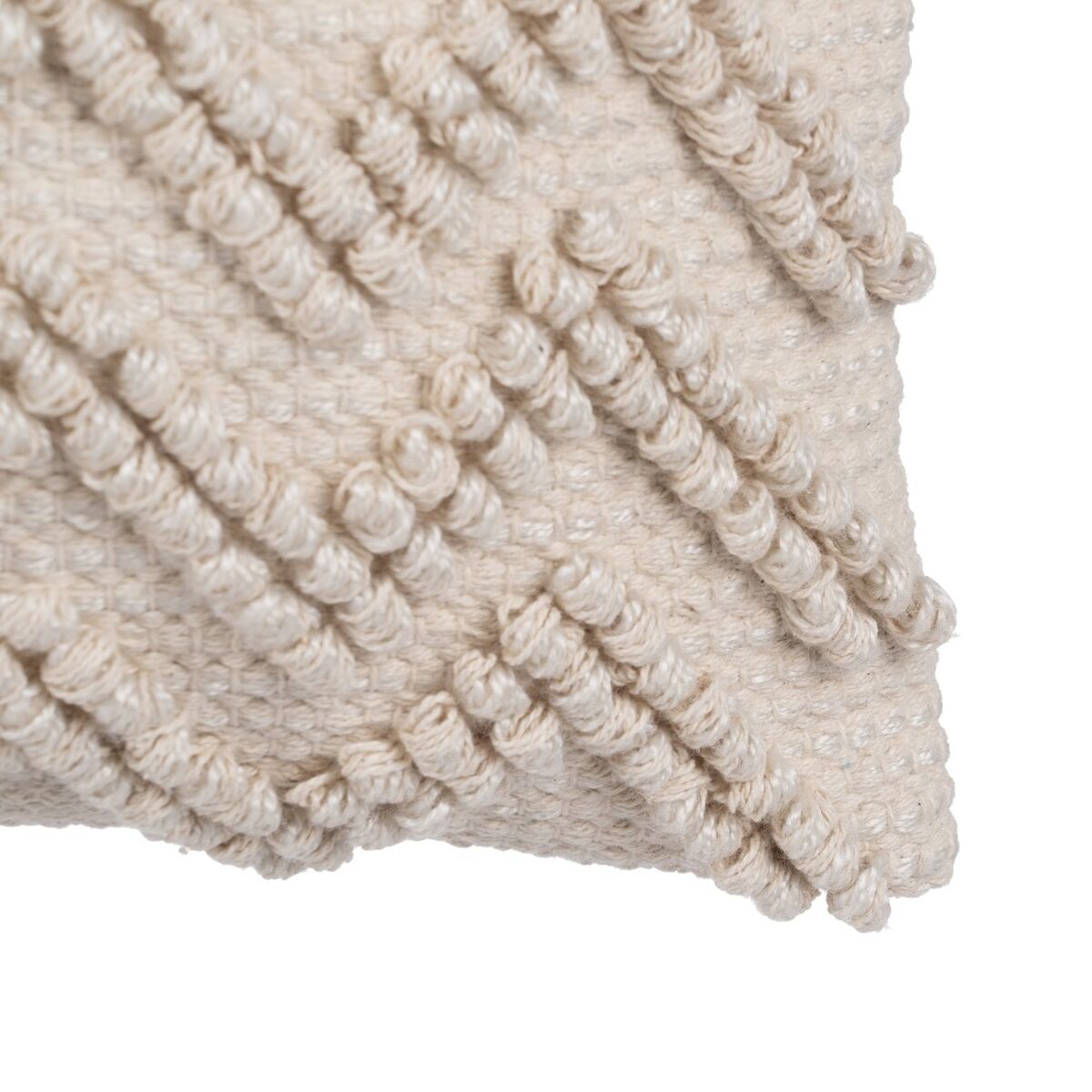 Bigbuy Home Cushion Cotton Beige 30 X 60 Cm
