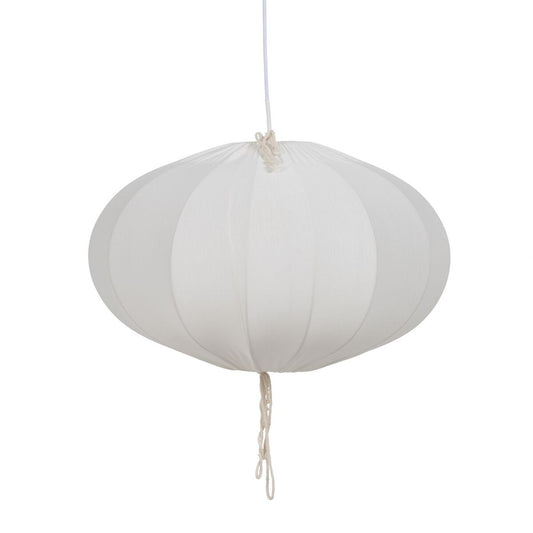 Bigbuy Home Ceiling Light White Cotton 220-240 V 50 X 50 X 30 Cm