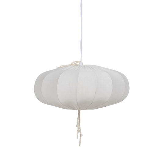 Bigbuy Home Ceiling Light White Cotton 220-240 V 39,5 X 39,5 X 18 Cm