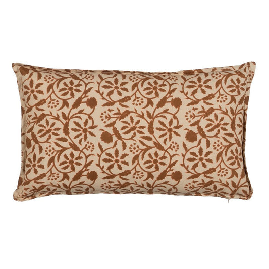 Bigbuy Home Cushion Cotton Brown Beige 50 X 30 Cm