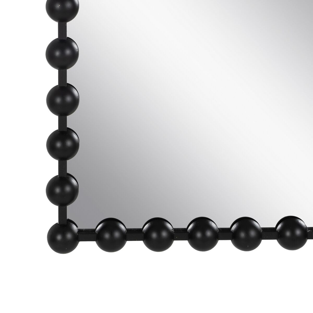 Bigbuy Home Wall Mirror Black Iron 61 X 4,5 X 100 Cm
