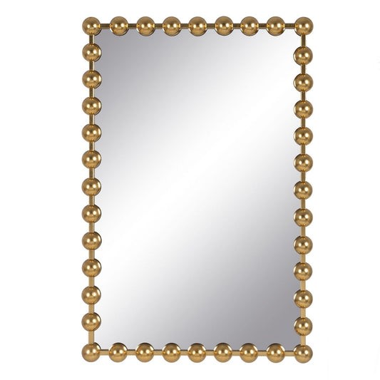 Bigbuy Home Wall Mirror Golden Iron 60 X 4,5 X 90 Cm