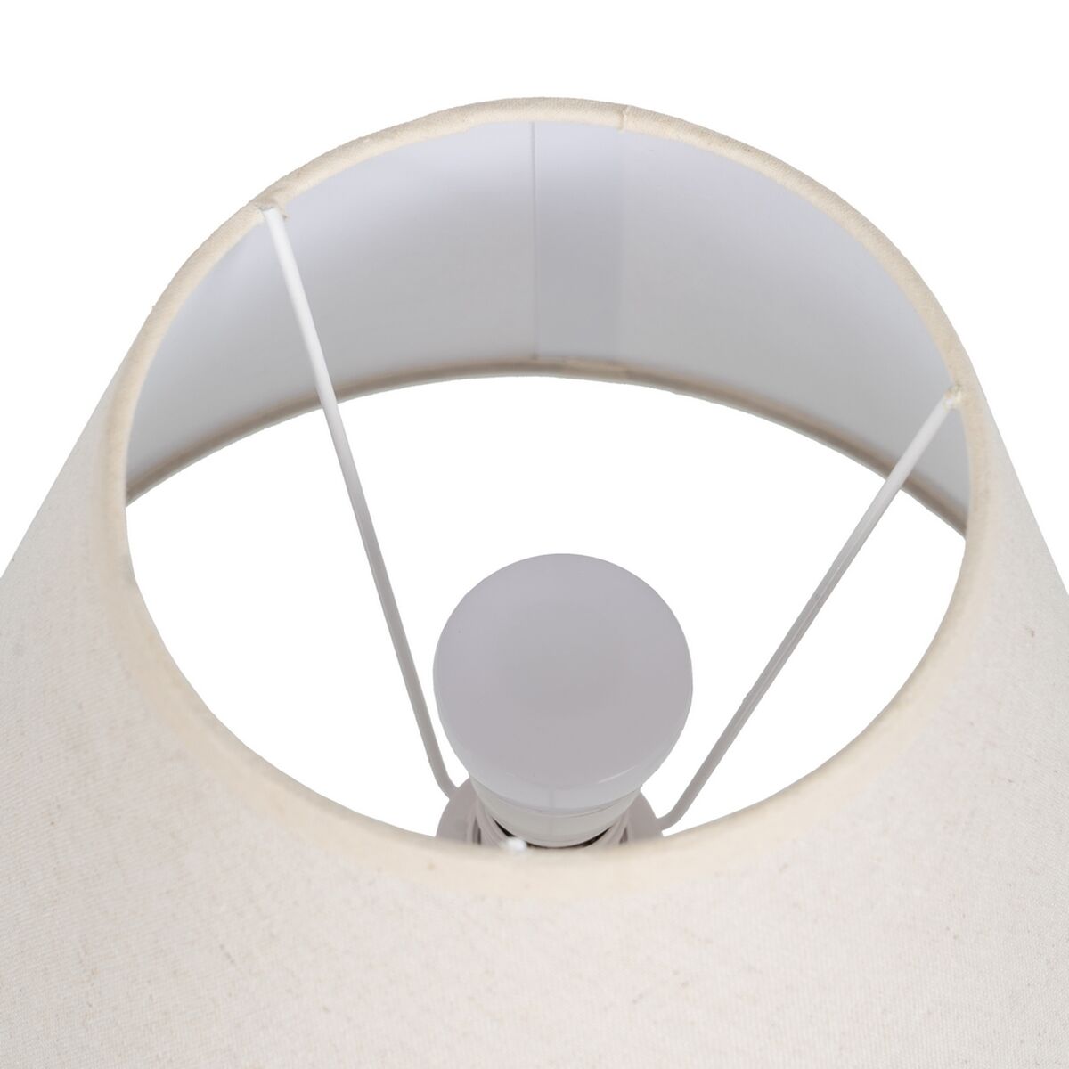 Bigbuy Home Bordslampa Beige Grå 60 W 220-240 V 25 X 25 X 50 Cm