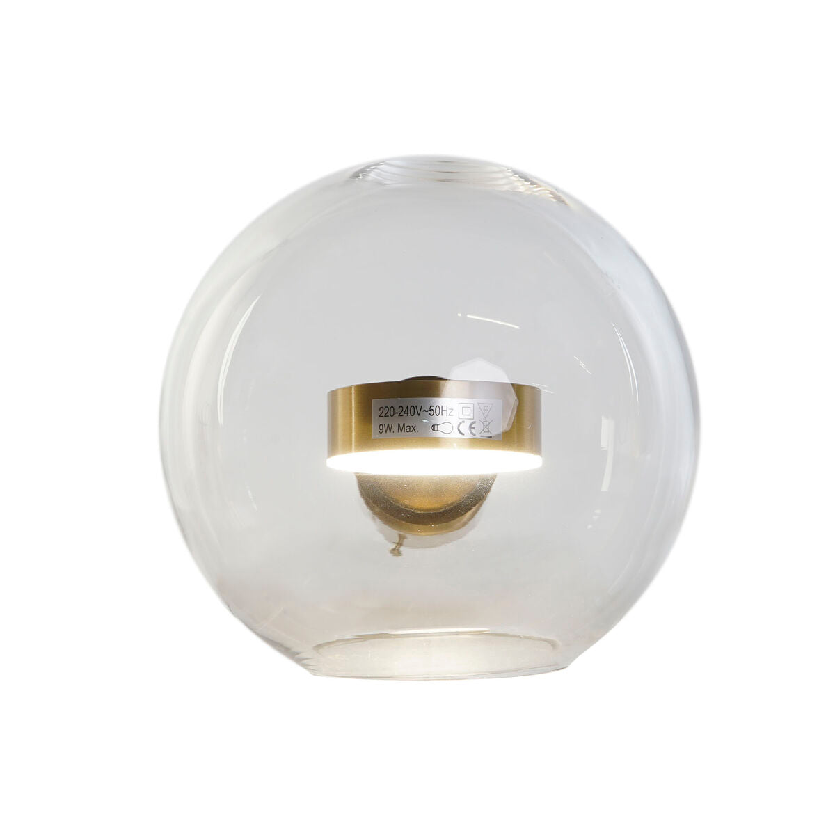 Vägglampa Dkd Home Decor Glas Gyllene Metall Modern 20 X 25 X 20 Cm