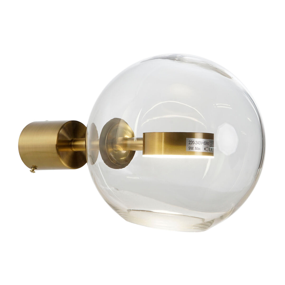 Vägglampa Dkd Home Decor Glas Gyllene Metall Modern 20 X 25 X 20 Cm