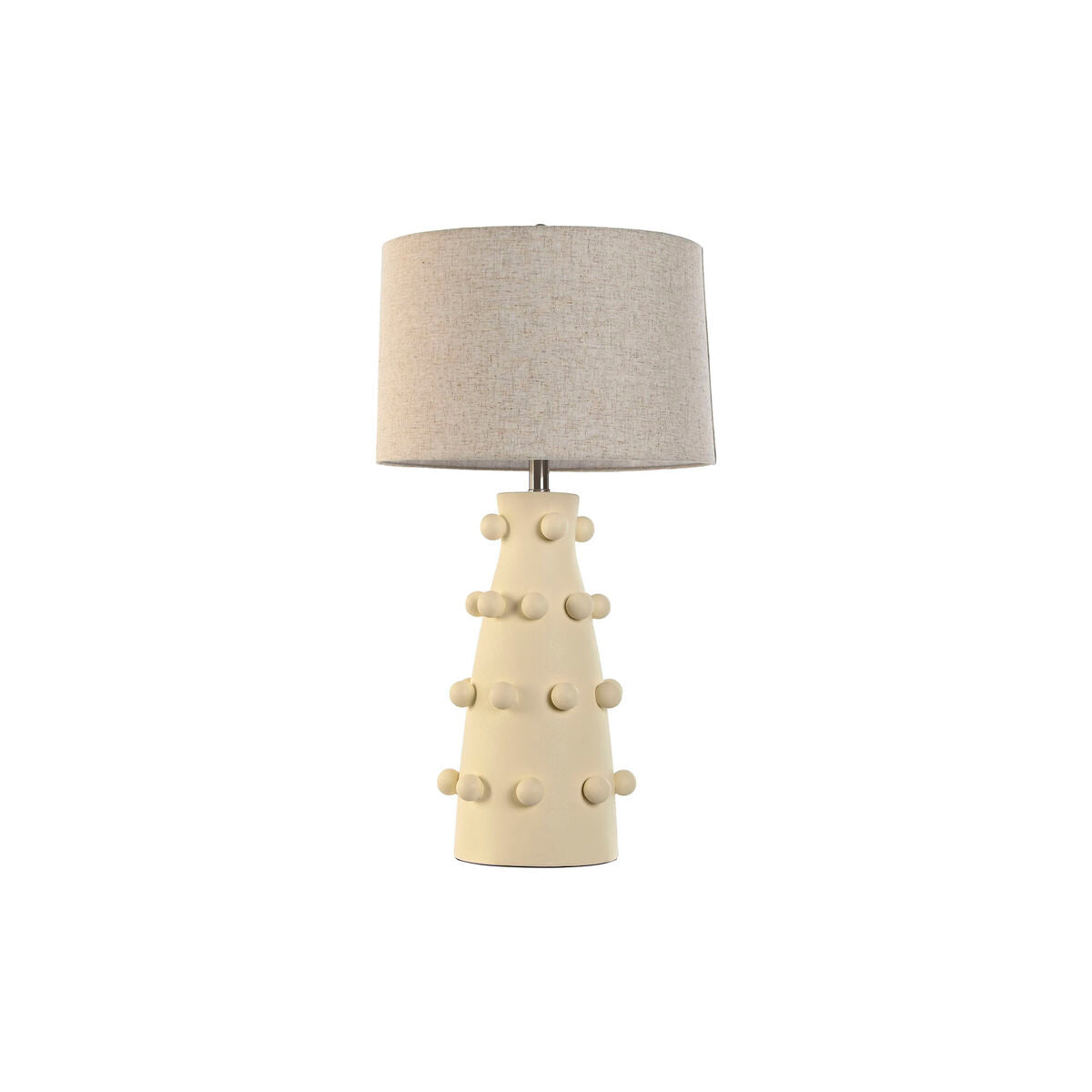 Desk Lamp Home Esprit Cream Stoneware 50 W 220 V 40 X 40 X 76 Cm