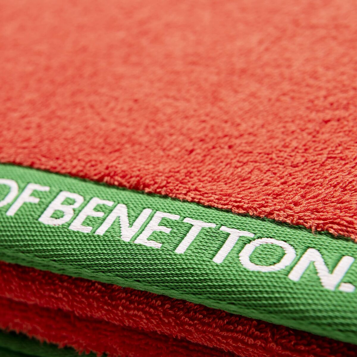 Benetton Strandbadduk Benetton Rainbow Röd (160 X 90 Cm)