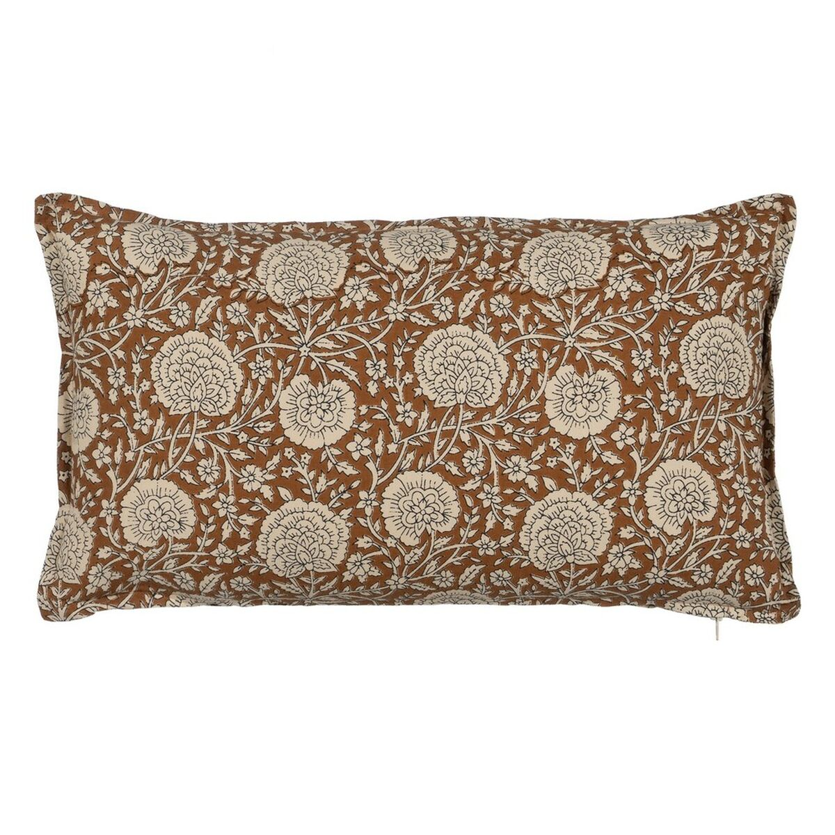 Bigbuy Home Cushion Cotton Brown Beige 50 X 30 Cm
