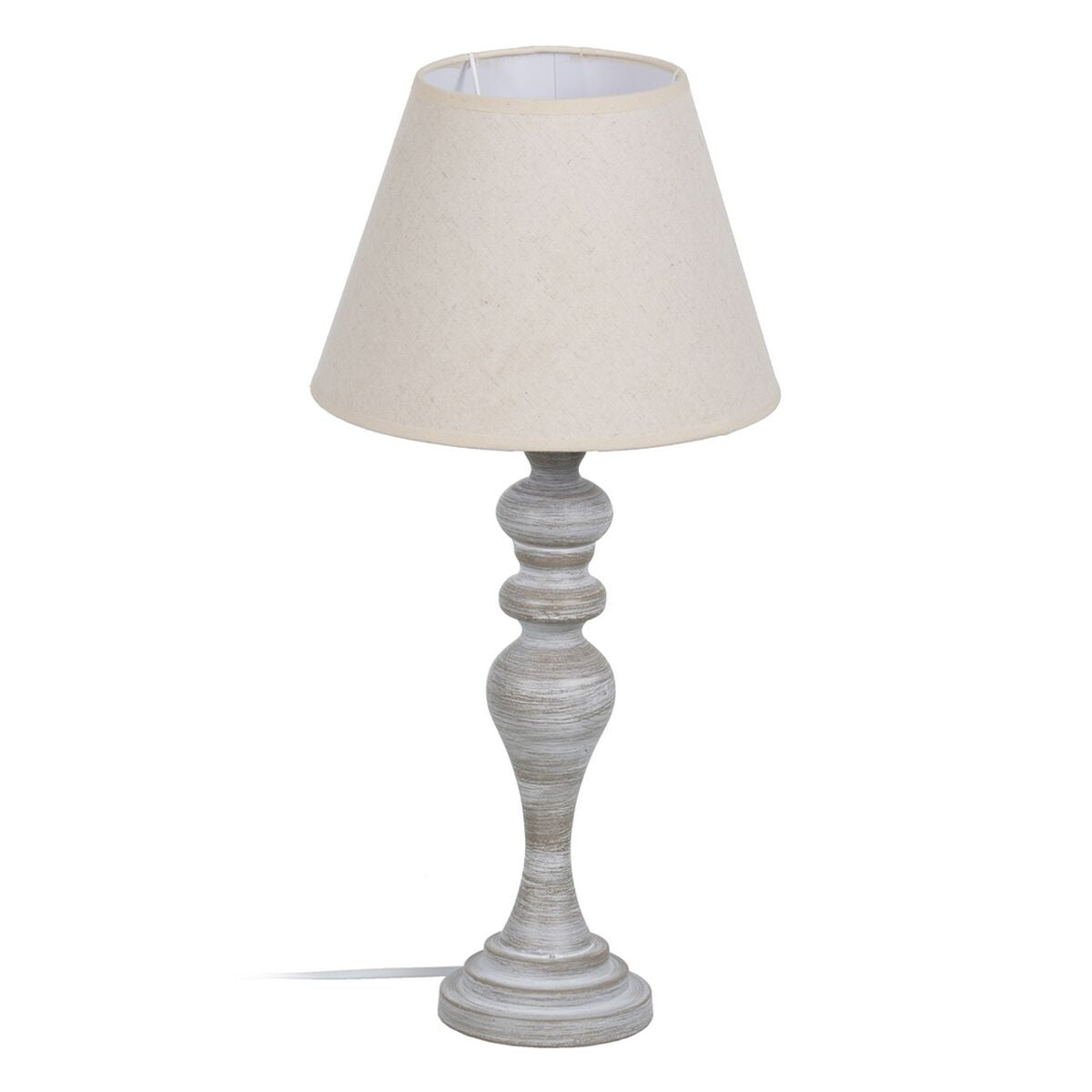 Bigbuy Home Bordslampa Beige Grå 60 W 220-240 V 25 X 25 X 50 Cm