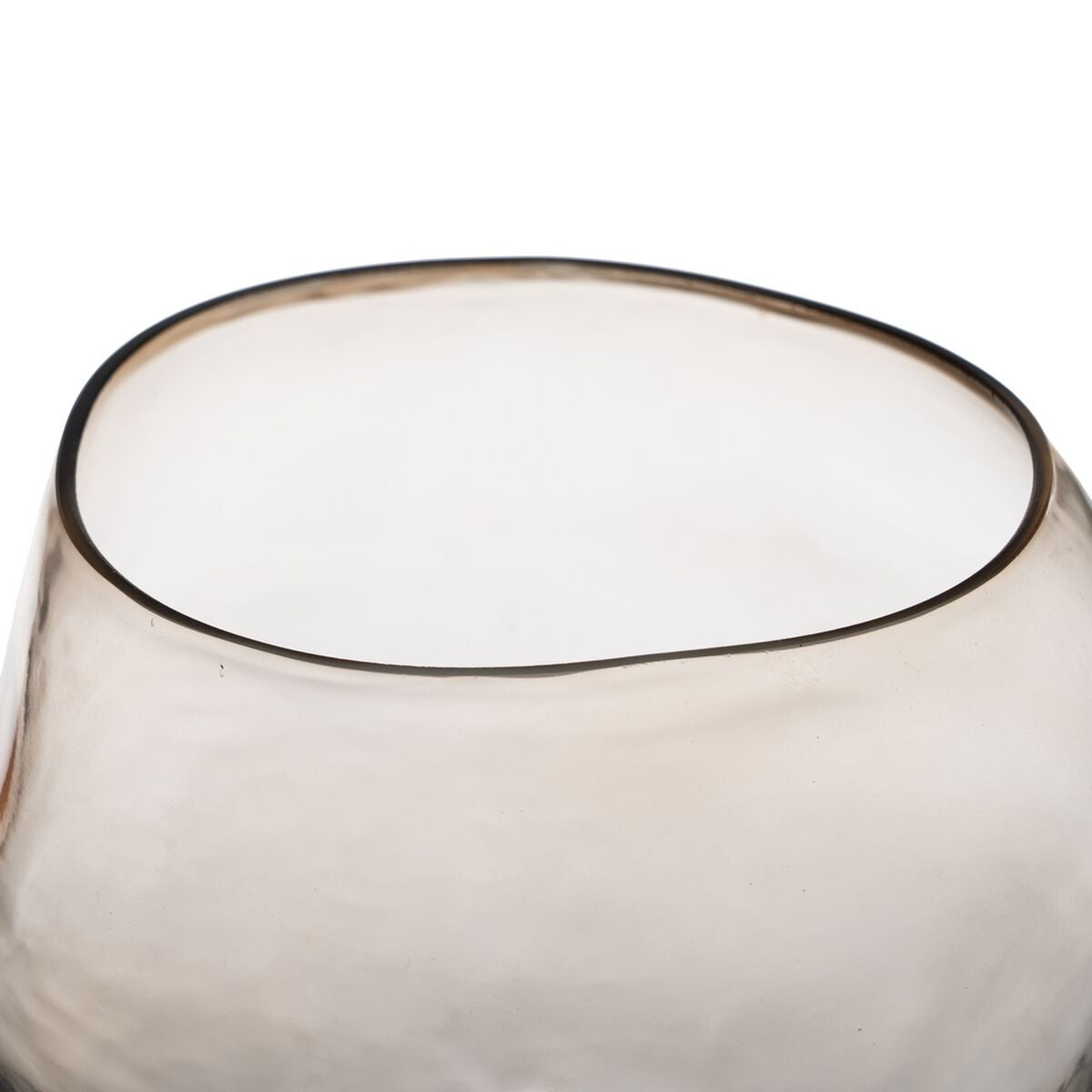 Bigbuy Home Vase Taupe Crystal 18 X 18 X 14,5 Cm