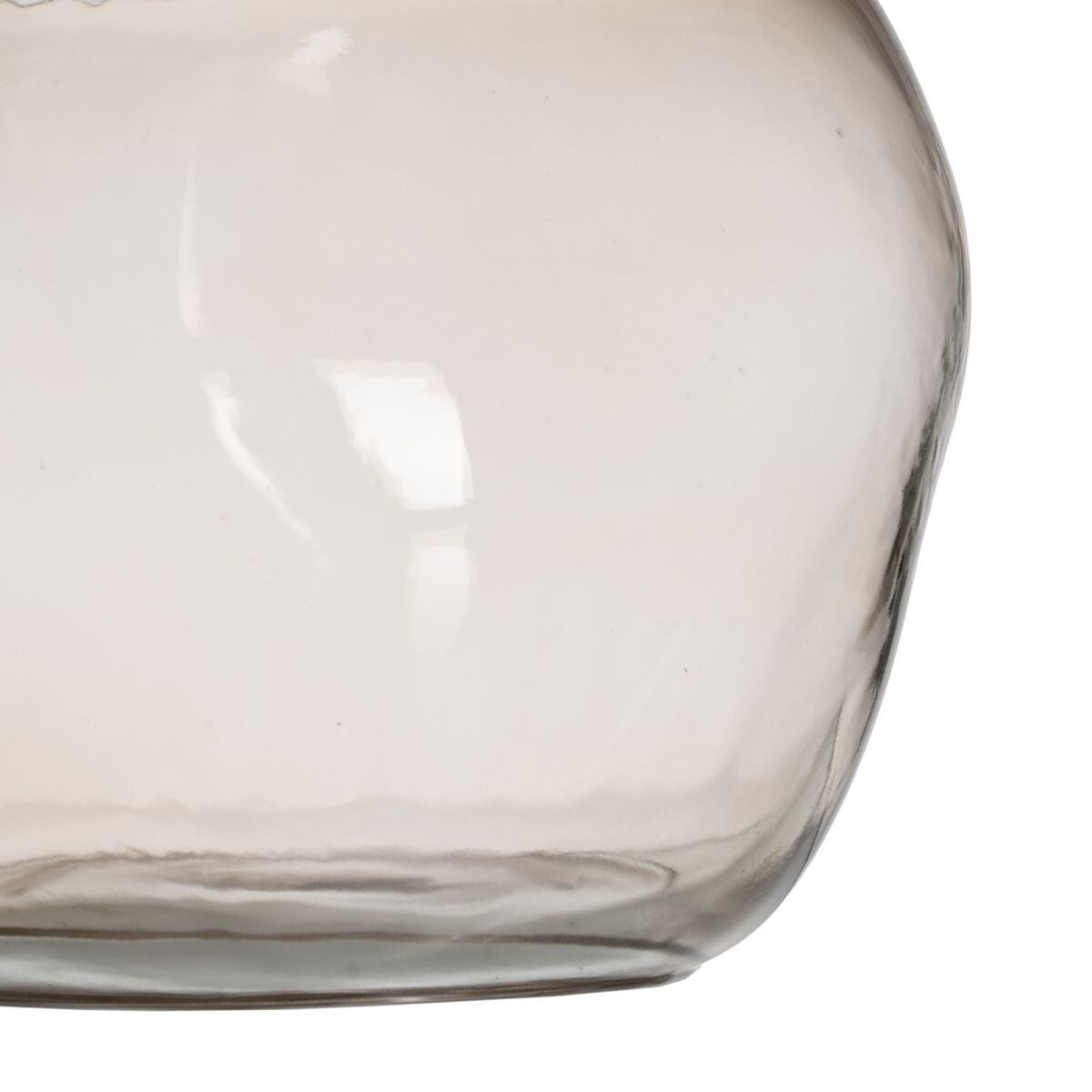 Bigbuy Home Vase Taupe Crystal 18 X 18 X 14,5 Cm