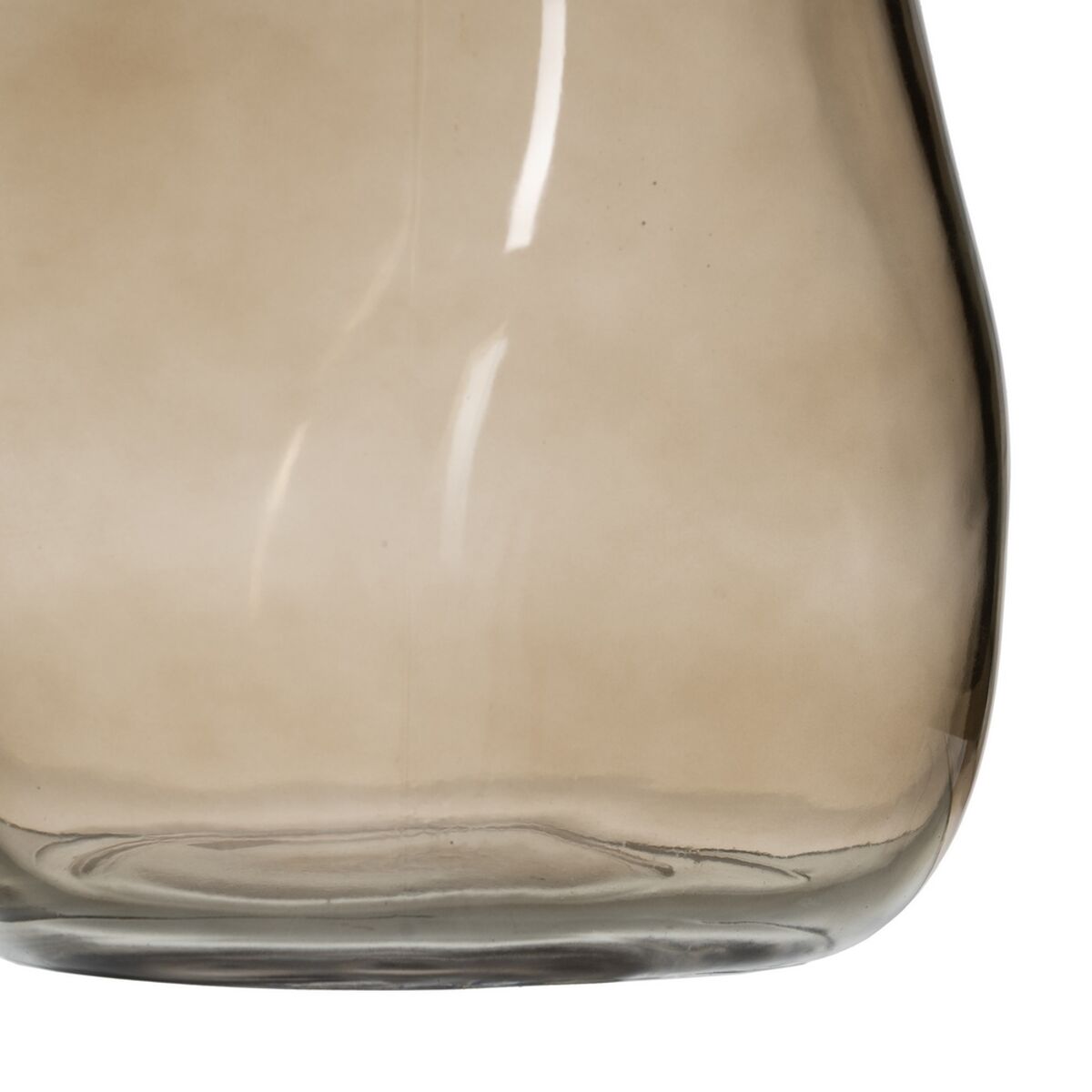 Bigbuy Home Vase Taupe Crystal 18,5 X 19,5 X 19,5 Cm