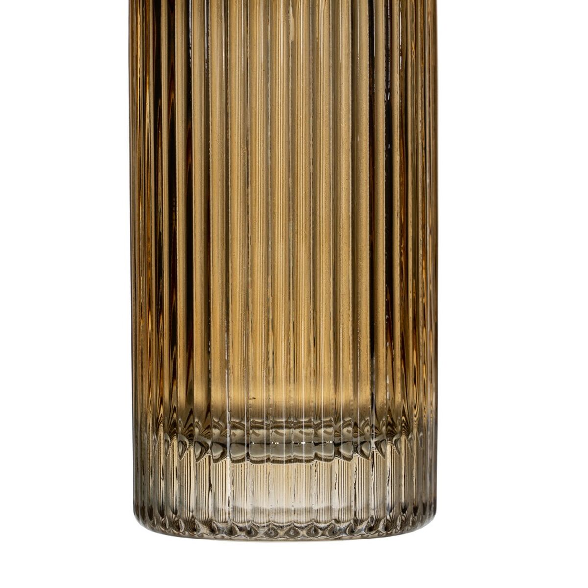 Bigbuy Home Vase Brown Crystal 18 X 18 X 25,5 Cm