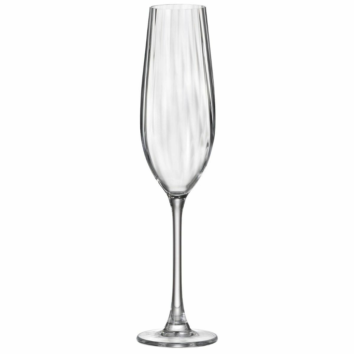 Bohemia Crystal Champagneglas Bohemia Crystal Optic Transparent Glas 260 Ml (6 Antal)